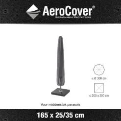 AeroCover Parasolhoes H 165 X 25/35 Cm -Aanbiedingen Tuin Wonder Winkel aerocover parasolhoes antraciet h165x25 35cm 1000x1000 621e0db844f24 l