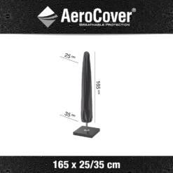 AeroCover Parasolhoes H 165 X 25/35 Cm -Aanbiedingen Tuin Wonder Winkel aerocover parasolhoes antraciet h165x25 35cm 1000x1000 621e0db891376 l