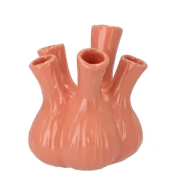 Aglio Vaas Glanzend Oudroze 17x20cm