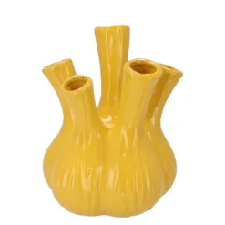 Aglio Vaas Glanzend YELlaag 20x25cm