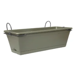 Balkonbak Chill Trough Set Olive Green - 50 X 19,5 X 20 Cm