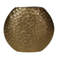 Bloemenvaas Brass Antique - 30,5 X 8 X 34 Cm