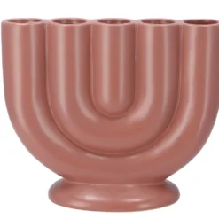 Bukan Nude Mat 5-tube Vaas 30x13x26cm