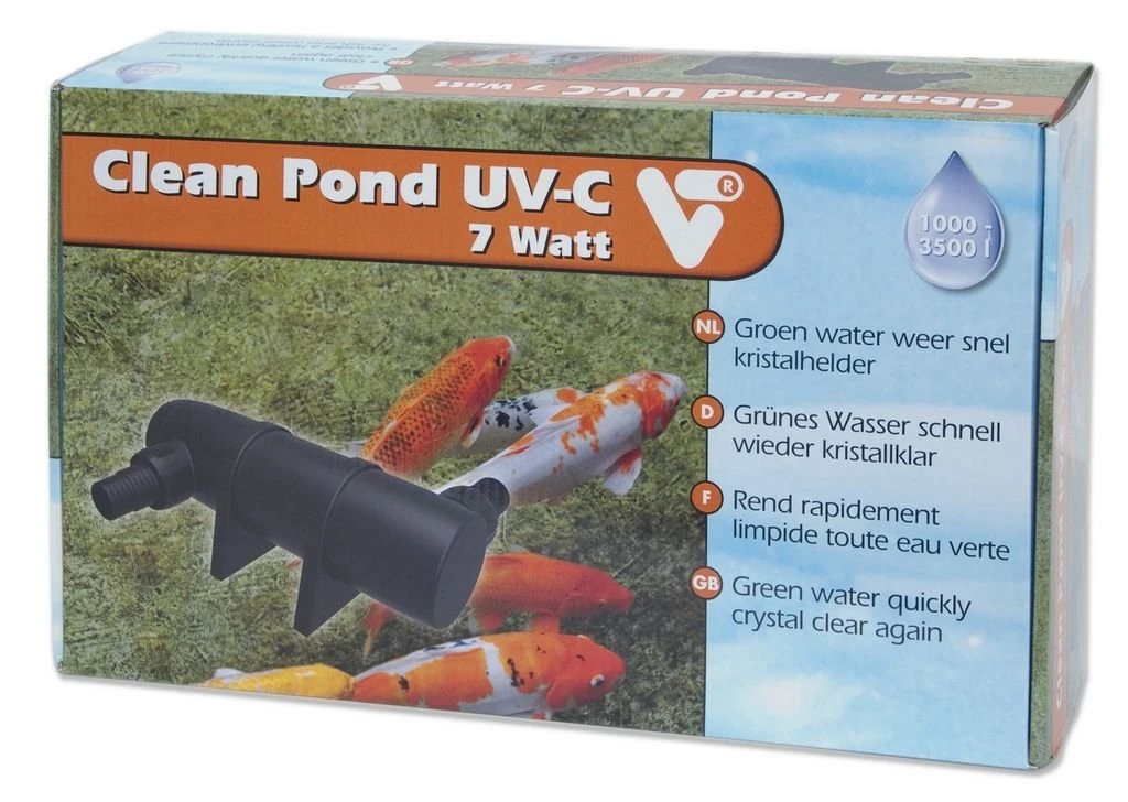 Clean Pond UV-C 7 Watt 1 Clean Pond UV-C 7 Watt