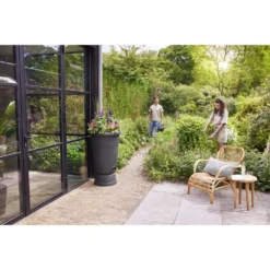 Elho Green Basics Regenton Plus 110ltr Zwart -Aanbiedingen Tuin Wonder Winkel elho green basics regenton plus 110ltr zwart 1000x1000 64aebace39abc l