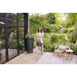 Elho Green Basics Regenton Plus 110ltr Zwart -Aanbiedingen Tuin Wonder Winkel elho green basics regenton plus 110ltr zwart 1000x1000 64aebace8dbbb l