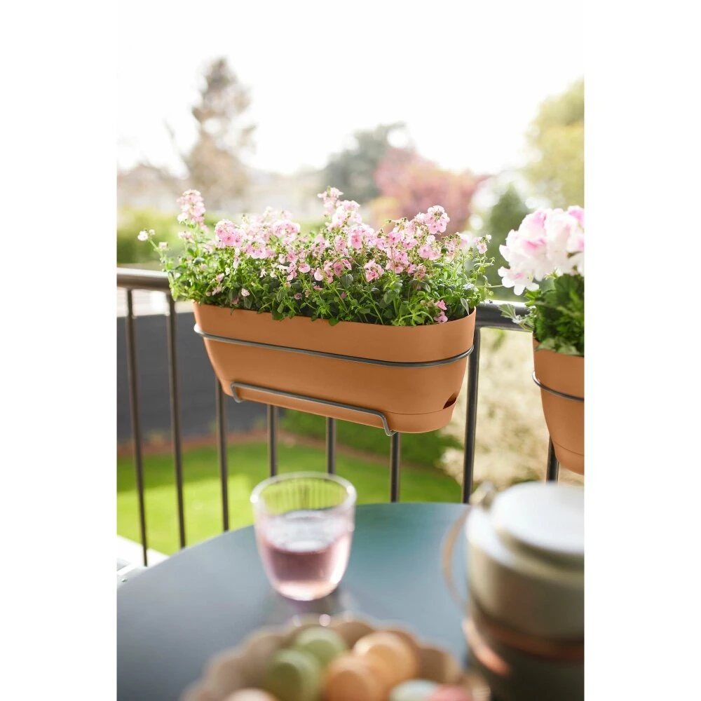 Elho Vibia Campana Balkonbak Allin1 50 Cm Bruin 6 Elho Vibia Campana Balkonbak Allin1 50 Cm Bruin - Afbeelding 6