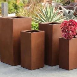Fibre Clay Bak - 23 X 23 X 50 Cm -Aanbiedingen Tuin Wonder Winkel fibre clay bak 23 x 23 x 50 cm 1619436360 1 l