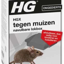 HGX Tegen Muizen Navulbare Lokbox 1 St