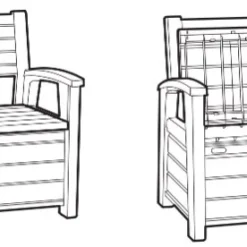 Keter Hudson Opbergbank 260L Grafiet -Aanbiedingen Tuin Wonder Winkel keter hudson opbergbank 260l grafiet 800x276 62738fe5b8854 l