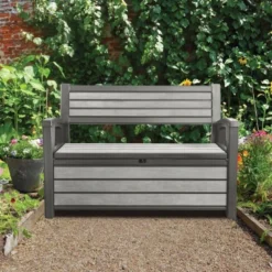 Keter Hudson Opbergbank 260L Grafiet -Aanbiedingen Tuin Wonder Winkel keter hudson opbergbank 260l grafiet 800x561 62738fe469ae6 l