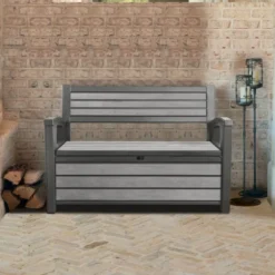 Keter Hudson Opbergbank 260L Grafiet -Aanbiedingen Tuin Wonder Winkel keter hudson opbergbank 260l grafiet 800x673 62738fe548ec9 l