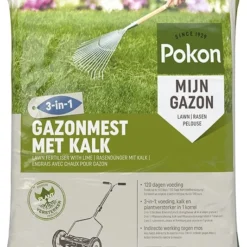 Pokon Gazonmest Met Kalk 8,4kg Voor 125m²