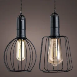 Lumineo Solar Hanglamp Zwart - Ø 22 Cm