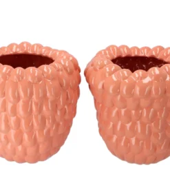 Raspberry Vaas Oudroze 37x37cm