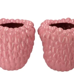 Raspberry Vaas Roze 37x37cm